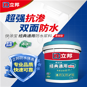 立邦 防水涂料衛(wèi)生間防水材料 廚房陽(yáng)臺(tái)防水補(bǔ)漏王膠漿 快涂寶通用防水
